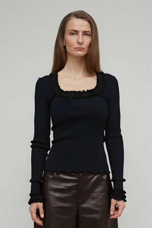 OPERASPORT ROSIE SEAMLESS TOP BLACK/BLACK